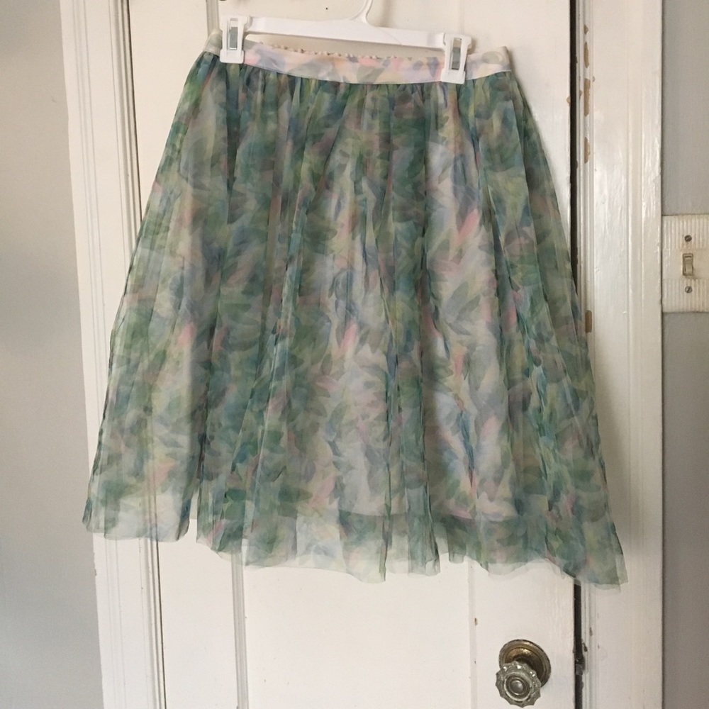 Pastel pattern tutu skirt